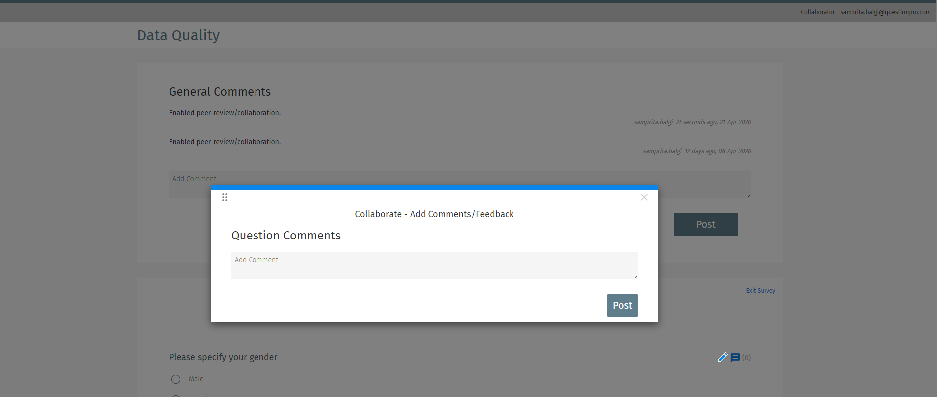 Survey Software Help Image